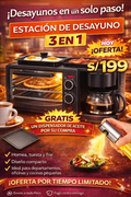 Estación de Desayuno 3 en 1